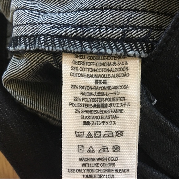 Free People Lone Ranger Coated Black Shorts - Picture 8 of 8